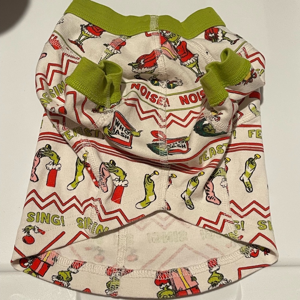 Hannajams Hanna Andersson pajamas pet dog How Grinch Stole Christmas fair isle
